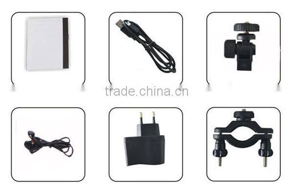 2014 Newest action camera AT 21 FULL HD 1080P With MP3 Player and flash light OEM Support Helmet Camera