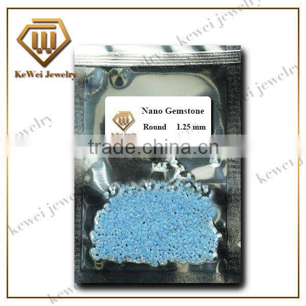 Good Quality and Stock Round Shape 1.25mml Pink Nano Opal