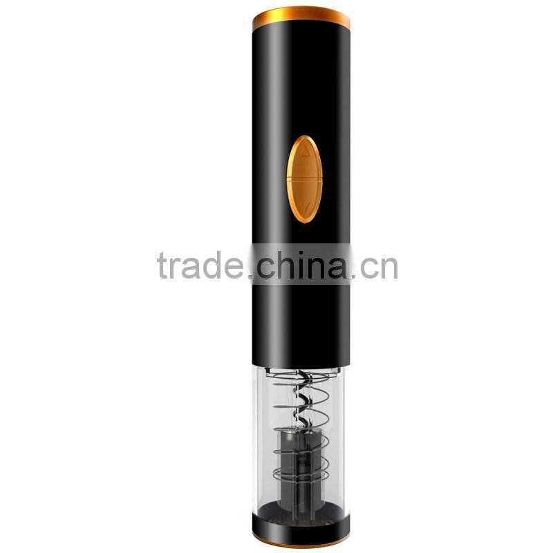 Superior quality Aluminum electric battery operated wine bottle opener corkscrew,satin finish and Sandblasting surface