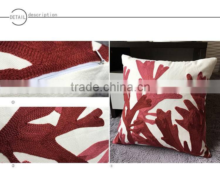 Towel Embroidery Cushion Wholesale Decorative Pillow covers Back Chair Covers