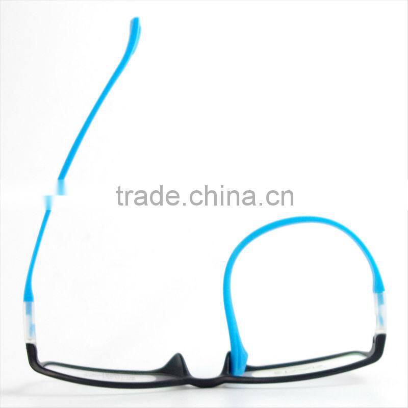 Latest TR90 full rim bright color stylish glasses frames for girls for men with changeable temple