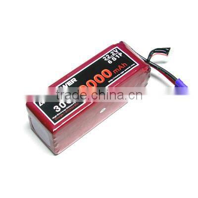 22.2V 10000mah LiPo Battery for Drone DJI and RC multirotor, rc car, rc boat