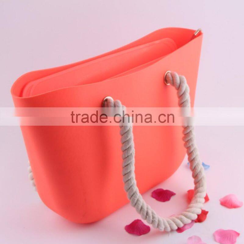 Wholesale Colored Silicone Rubber Tote Bag Female Bag