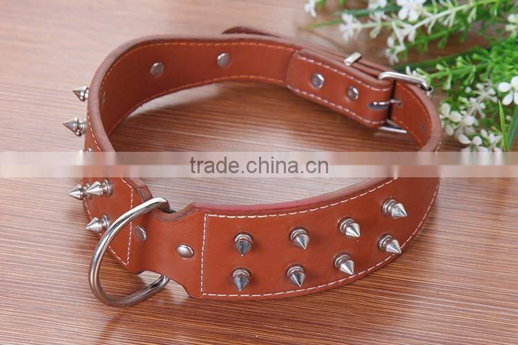 Pet supplies classic 5.0 cm 16 nails wholesale pet dog collar