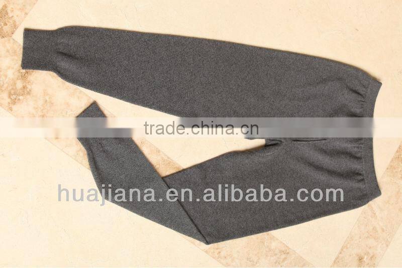 2014 winter cashmere legging for men OEM service