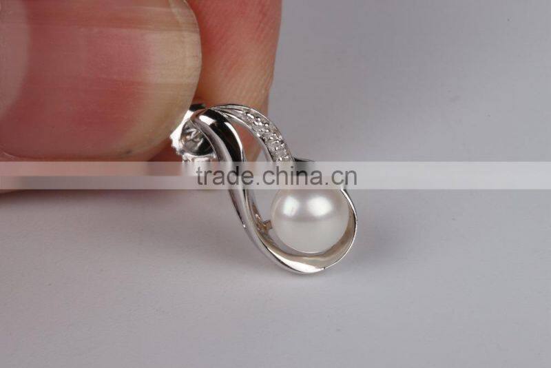 New Design Personalized New Double Sided Pearl Earring