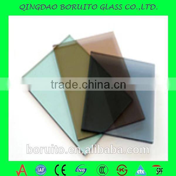 China supplier 4-12mm standard size tempered building glass for balcony railing with competitive price