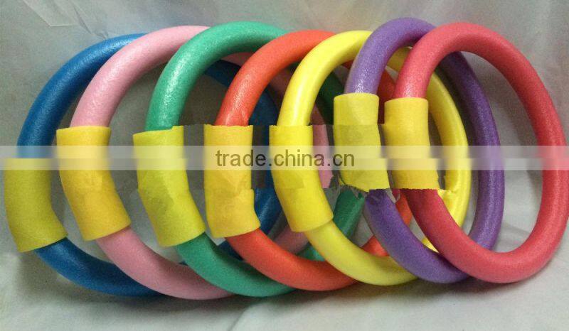 Pe foaming pipe line oem and odm epe foam bag big round trampoline with safety net