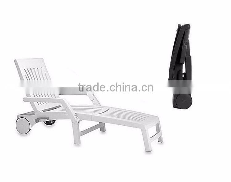 Sun Loungers Design Folding Lounge Beach Chair Plastic Garden Furniture Loungers