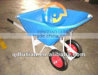 plastic wheel barrow, large wheelbarrow, garden and lawn wheel barrow