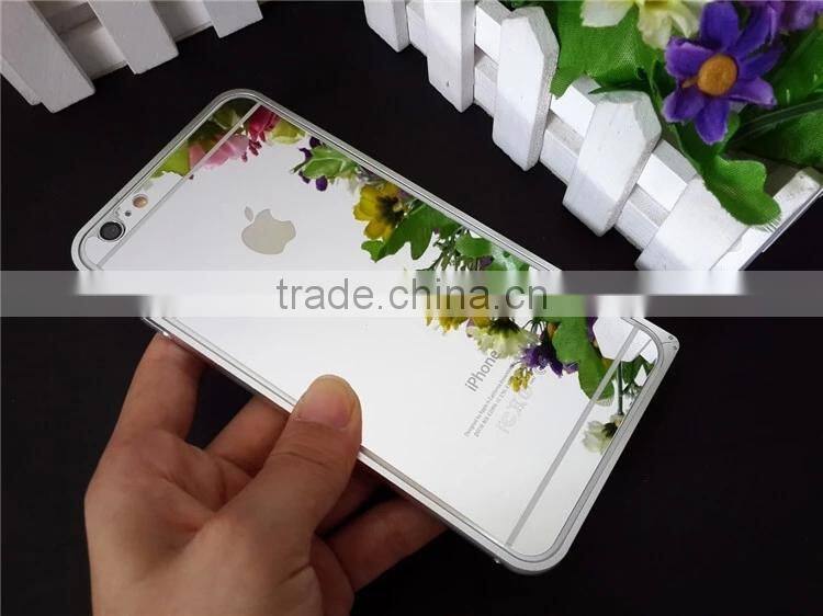 Color Full screen cover tempered glass screen protector for iphone 6, film for iphone 6 plus