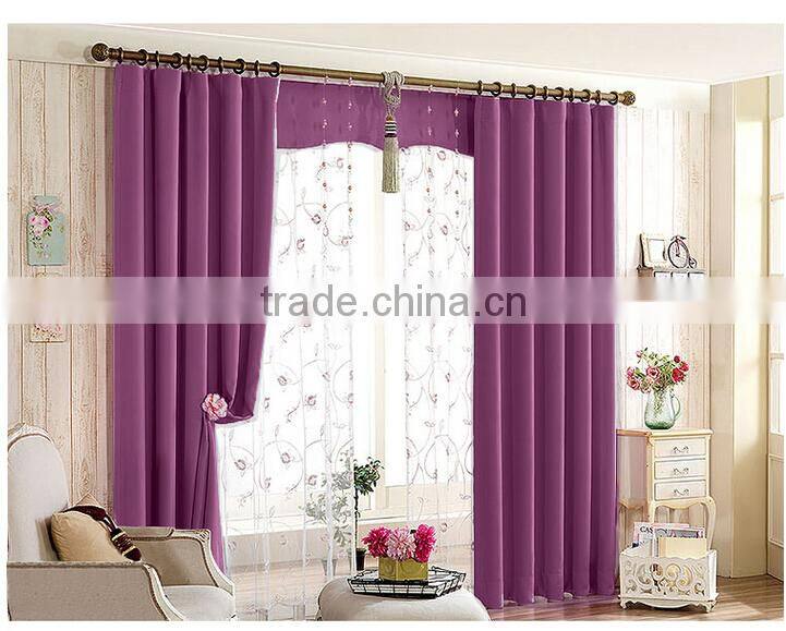 2015 new design European curtain fabric high-grade jacquard polyester curtain shower curtain designs