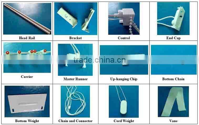 modern style of curved vertical blinds and shades wholesale from China