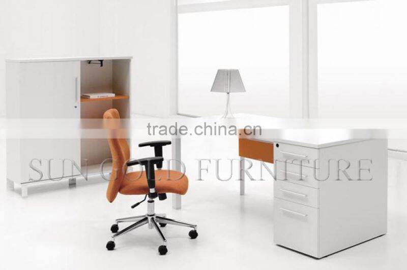 2015 New Office Desk Popular Manager Desk Hot Sales White Table (SZ-OD340)