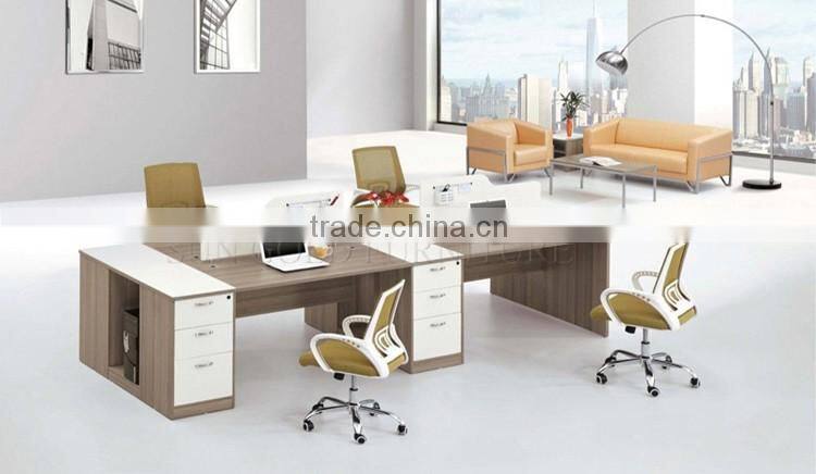 Modern melamine office furniture workstation design ( SZ-WSB305)