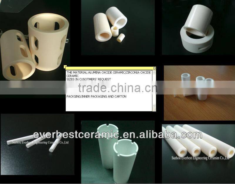 alumina tube/ceramic roller,plunger,pipe,bushing