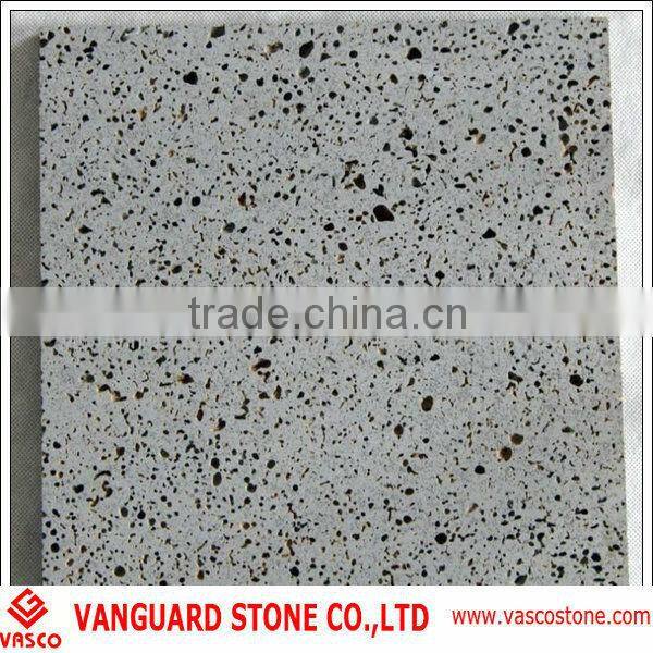 Natural black garden lava stone