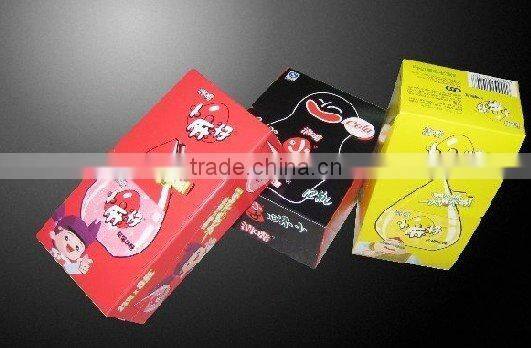 cardboard yellow box shoes