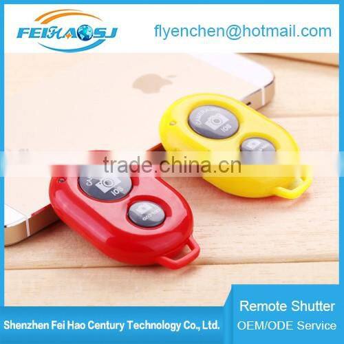 Wireless selfie stick with bluetooth remote shutter