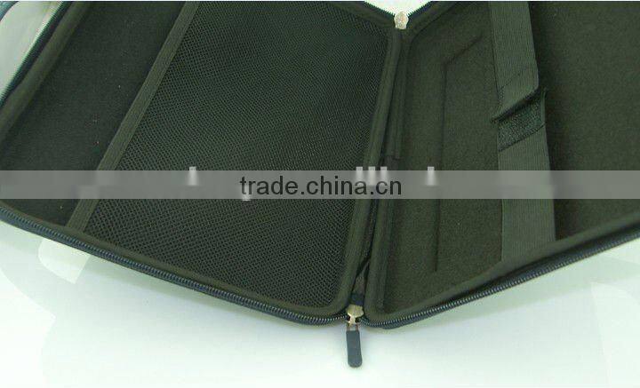 black polyester hard tablet case