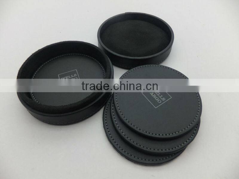 Excellent Fancy Round Leather Coaster Wholesale