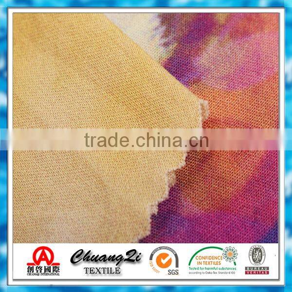 100 % printed viscose rayon challis grey fabric wholesaler 68*68