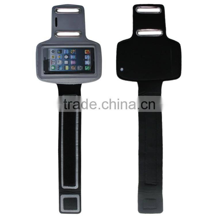 Promotional Neoprene+PU Frosted Super slim sport armband for iphone 5