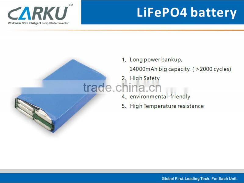 Carku portable jump starter 14000mAh battery jump pack LED light battery multi-function jump starter