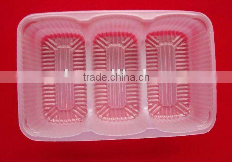 Plastic blister packing trays