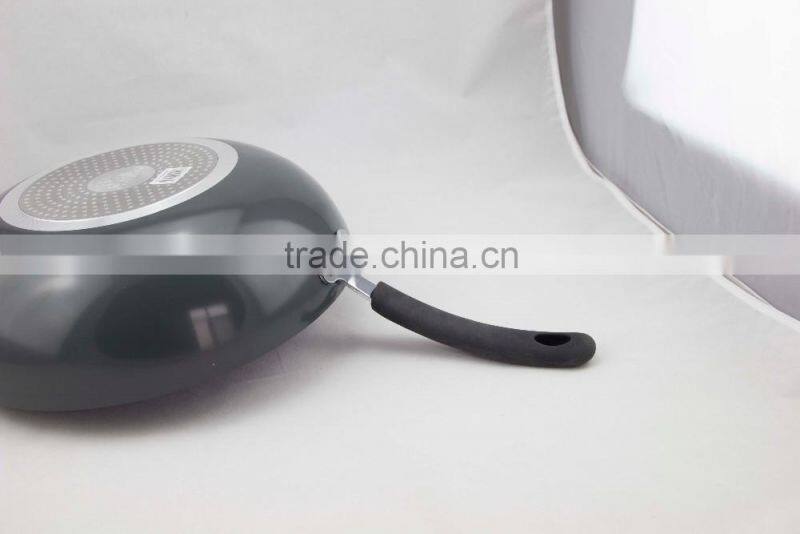 Aluminum Non-stick Press Milk Stock Sauce Pan Cooking Pot Cookware Set Deep Frying Pan Wok Casserole Bakelite Handle