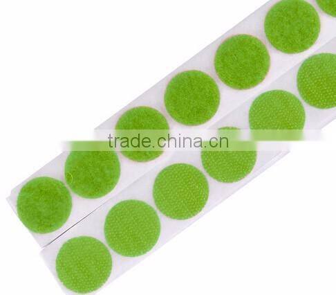 Nylon smooth loop side self-adhesive plastic hook loop dots