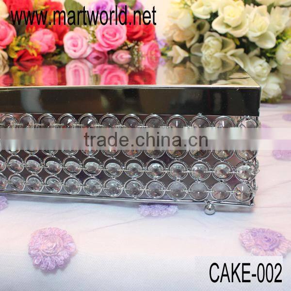 Luxurious crystal cake stand for home & party & hotel & banquet & wedding decoration,royal wedding cake stand (Cake-002)