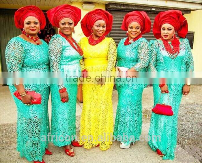 New High Quality in Tulle Lace French Lace Fabric in Modern Design for Wedding Dress lace fabric