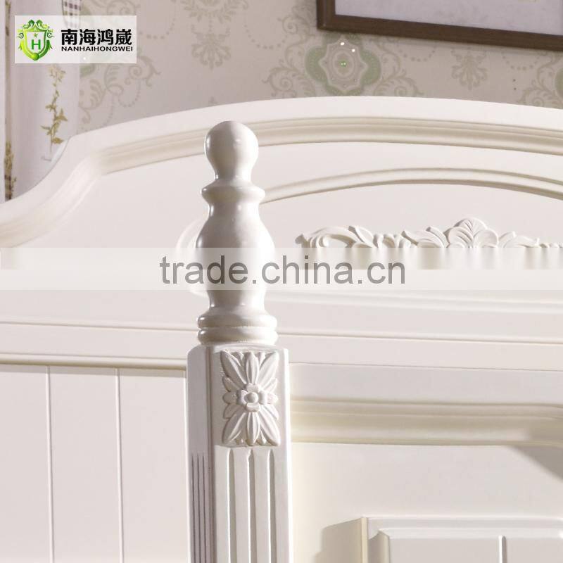 Wholesale White Bedroom Set English Country Style Furniture