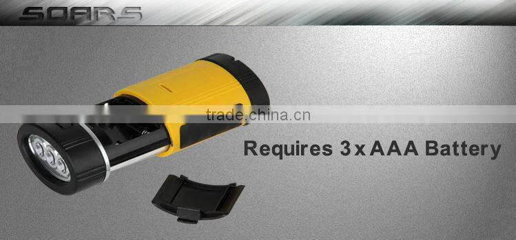 NS569 portable led battery work light with magnetic base and hanging hook with 3AAA battery