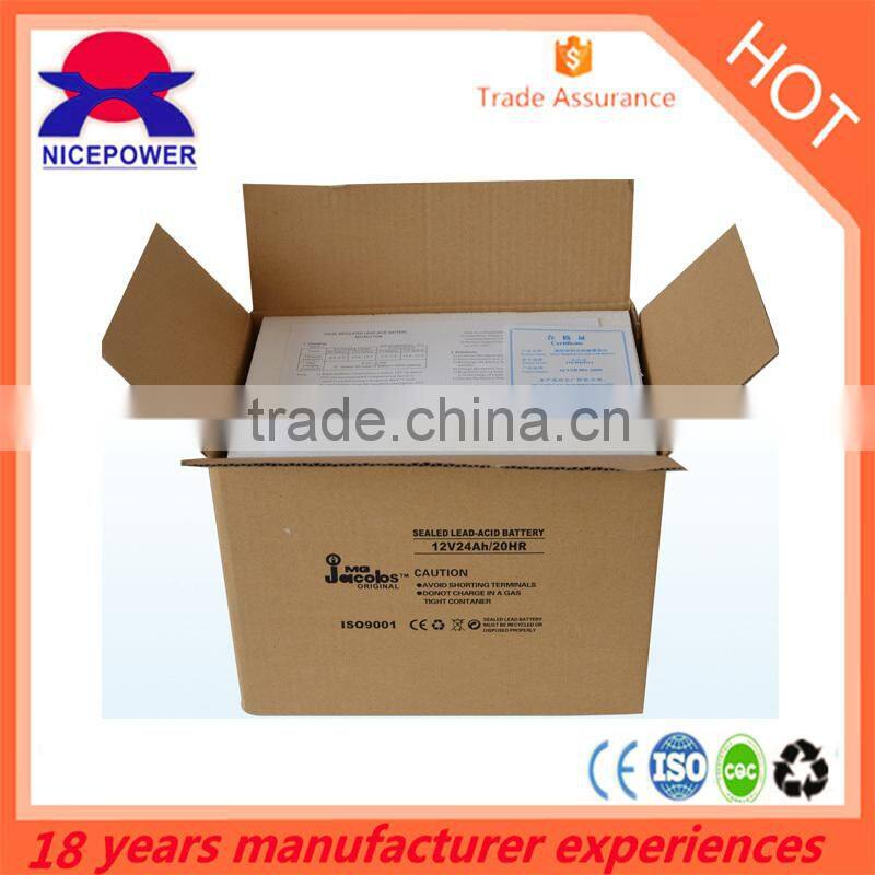 sunlight battery 12v 24ah Vrla battery
