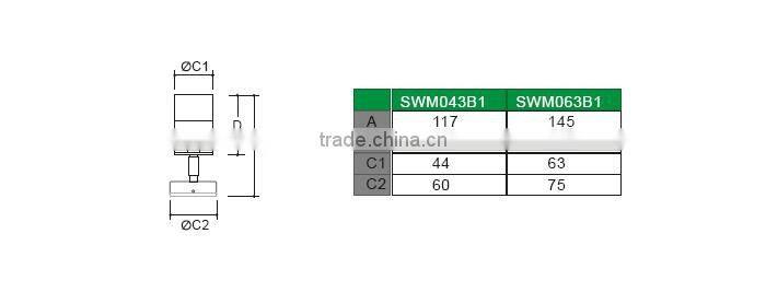 CASTANA IP65 stainless steel Up and down LED wall light