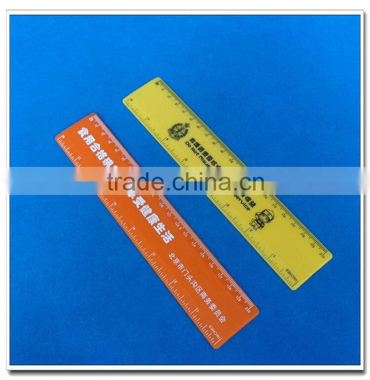 Colorful 20cm straight plastic ruler