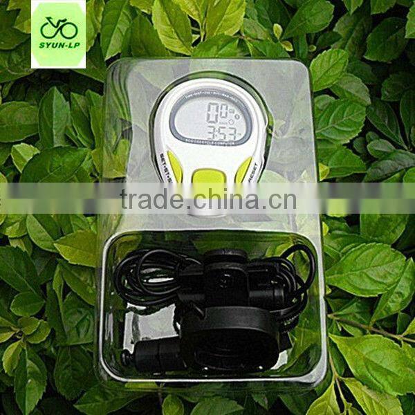 Waterproof bike computer with speedometer