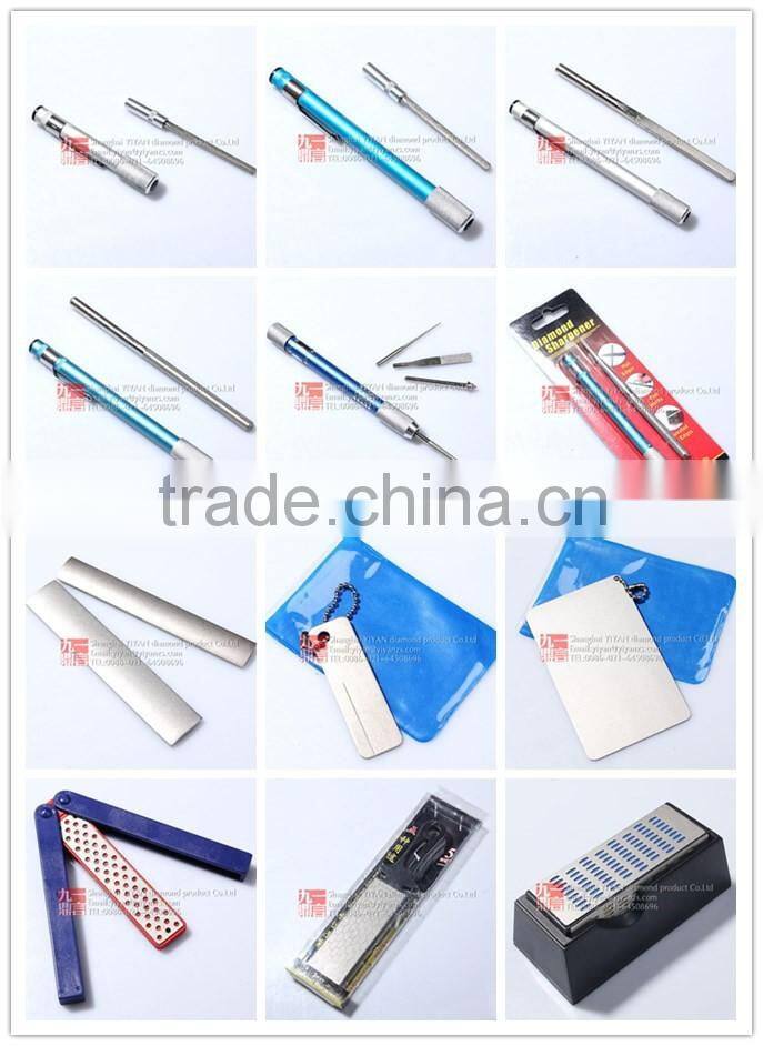 new style diamond serrated knife sharpener multifunction knife sharpener pen sharpener stone