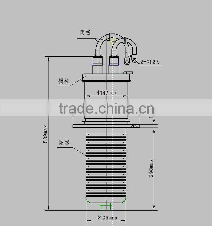 ISO 9000 Electron Tube Triode FD-911SA Vacuum tube FD-911SA/c Electronic tube FD-911SA/c