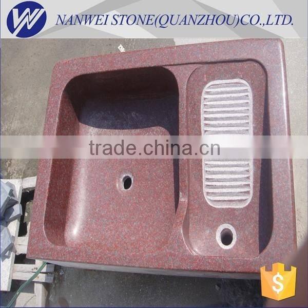 indian red great polished clothes deep basins sales in China factory Trade Assurance Supplier stone owner