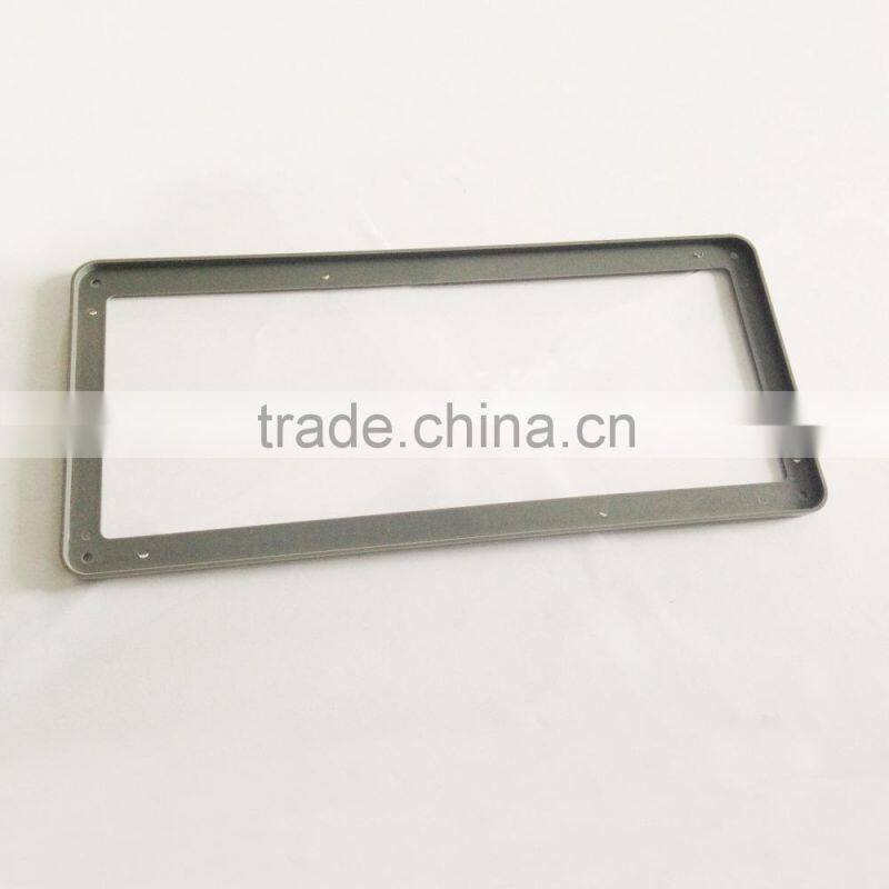 OEM/ODM US standard decorative ABS plastic motorcycle and car license number plate frames