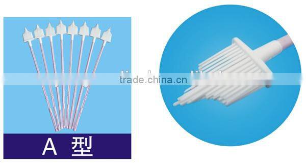 20mm length Medical Cervical Cytology Brush of different colors