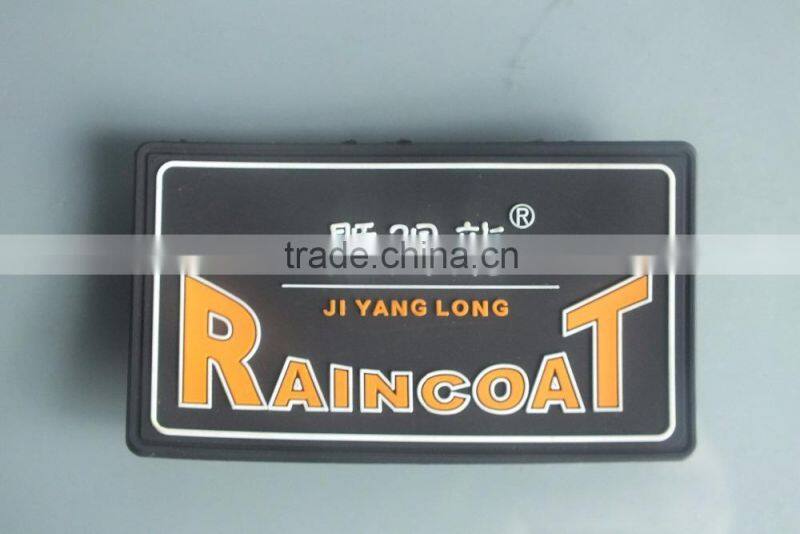 ECO-Friendly PVC Label For Garment, Soft PVC Trademark Brand, PVC Brand Label
