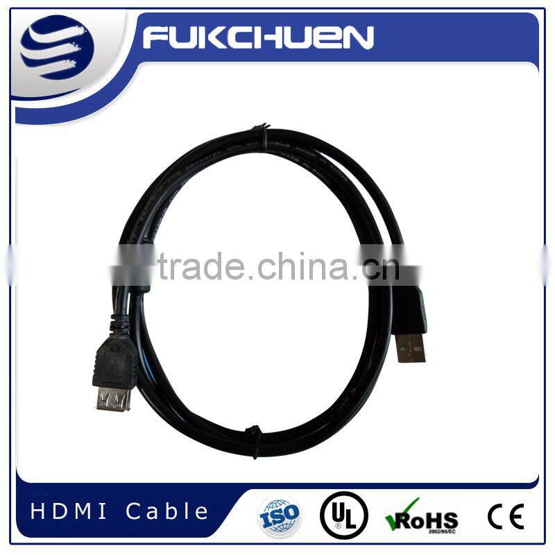 High speed 1.4V cable,A/M-A/M Connector 19+1 bare copper,support 3D