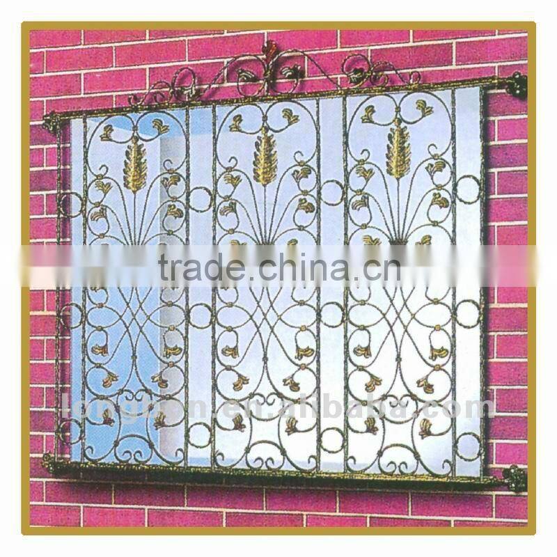 Top-selling wrought iron outdoor garden window fence