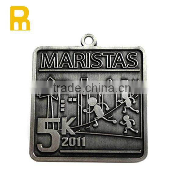 2015 new coming metal sports medals with ribbon