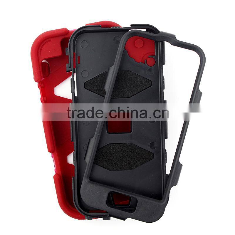 For iPhone 5S rugged case with screen protector and kickstand