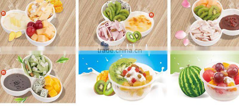 Fry ice cream roll machine